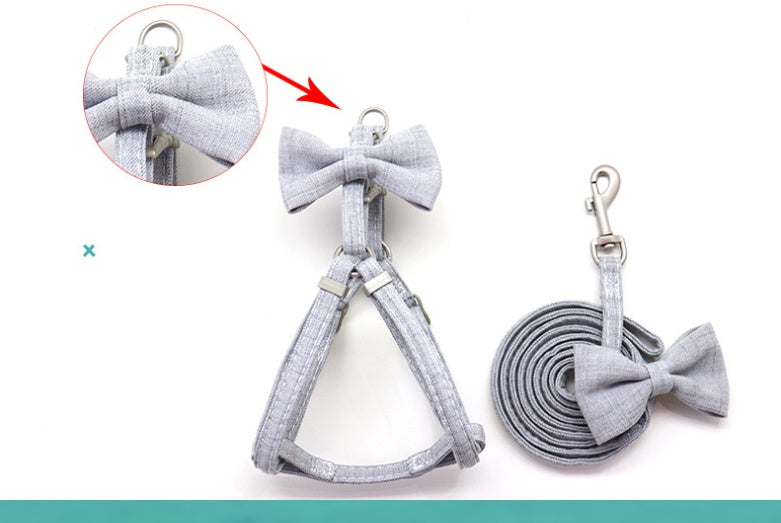 HKM-780499 Durable Polyester Traction Belt for Small and Medium Dogs, Adjustable Neck and Bust Sizes