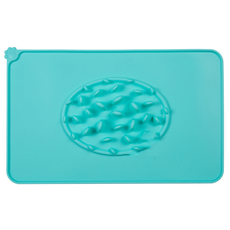 HKM-338515 Pet Slow Food Bowl Placemat - Food Grade Silicone, BPA Free, Heat Resistant, Multi-Use for Ice and Desserts