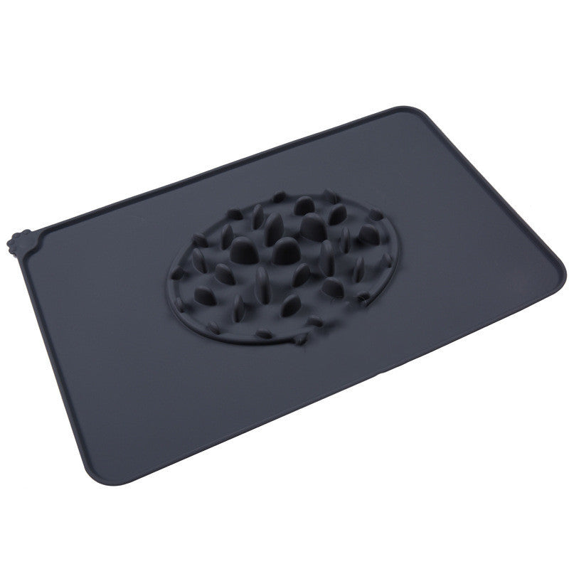 HKM-338515 Pet Slow Food Bowl Placemat - Food Grade Silicone, BPA Free, Heat Resistant, Multi-Use for Ice and Desserts