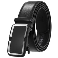 HKM-584723 Genuine Cow Leather Men's Designer Belt - Sophisticated and Durable Accessory