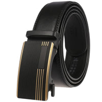 HKM-584723 Genuine Cow Leather Men's Designer Belt - Sophisticated and Durable Accessory