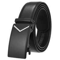 HKM-584723 Genuine Cow Leather Men's Designer Belt - Sophisticated and Durable Accessory