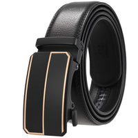 HKM-584723 Genuine Cow Leather Men's Designer Belt - Sophisticated and Durable Accessory