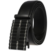 HKM-584723 Genuine Cow Leather Men's Designer Belt - Sophisticated and Durable Accessory