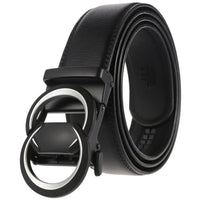 HKM-584723 Genuine Cow Leather Men's Designer Belt - Sophisticated and Durable Accessory
