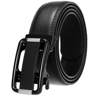 HKM-584723 Genuine Cow Leather Men's Designer Belt - Sophisticated and Durable Accessory