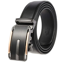 HKM-584723 Genuine Cow Leather Men's Designer Belt - Sophisticated and Durable Accessory