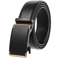 HKM-584723 Genuine Cow Leather Men's Designer Belt - Sophisticated and Durable Accessory