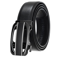 HKM-584723 Genuine Cow Leather Men's Designer Belt - Sophisticated and Durable Accessory