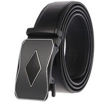 HKM-584723 Genuine Cow Leather Men's Designer Belt - Sophisticated and Durable Accessory