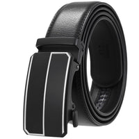HKM-584723 Genuine Cow Leather Men's Designer Belt - Sophisticated and Durable Accessory