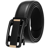 HKM-584723 Genuine Cow Leather Men's Designer Belt - Sophisticated and Durable Accessory