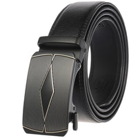 HKM-584723 Genuine Cow Leather Men's Designer Belt - Sophisticated and Durable Accessory