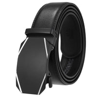 HKM-584723 Genuine Cow Leather Men's Designer Belt - Sophisticated and Durable Accessory