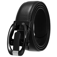 HKM-584723 Genuine Cow Leather Men's Designer Belt - Sophisticated and Durable Accessory