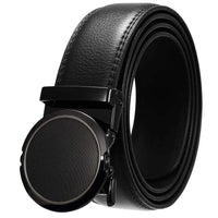 HKM-584723 Genuine Cow Leather Men's Designer Belt - Sophisticated and Durable Accessory
