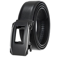 HKM-584723 Genuine Cow Leather Men's Designer Belt - Sophisticated and Durable Accessory