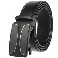 HKM-584723 Genuine Cow Leather Men's Designer Belt - Sophisticated and Durable Accessory