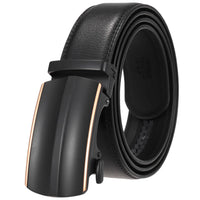 HKM-584723 Genuine Cow Leather Men's Designer Belt - Sophisticated and Durable Accessory