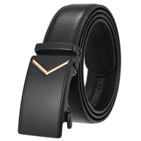 HKM-584723 Genuine Cow Leather Men's Designer Belt - Sophisticated and Durable Accessory
