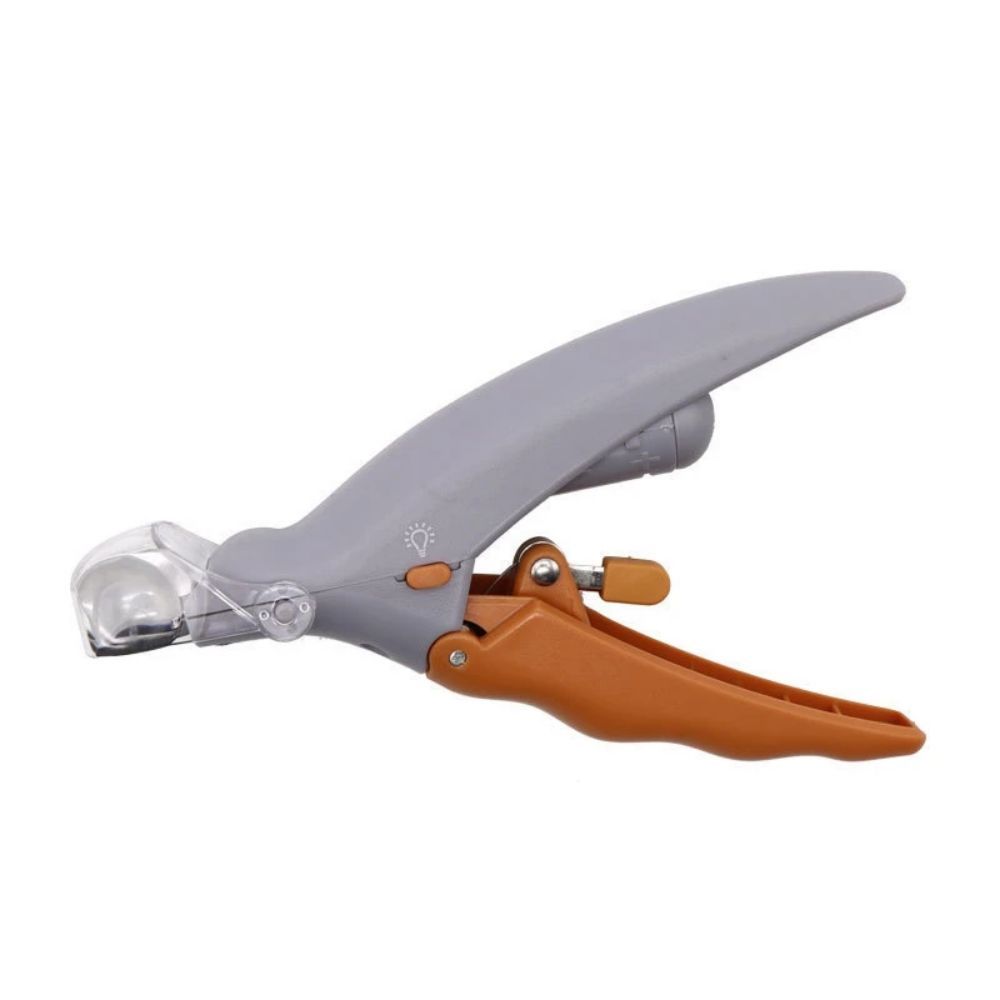 HKM-955731 LED Light Nail Clipper with Magnifier for Dogs and Cats - Multi-Function Pet Grooming Tool