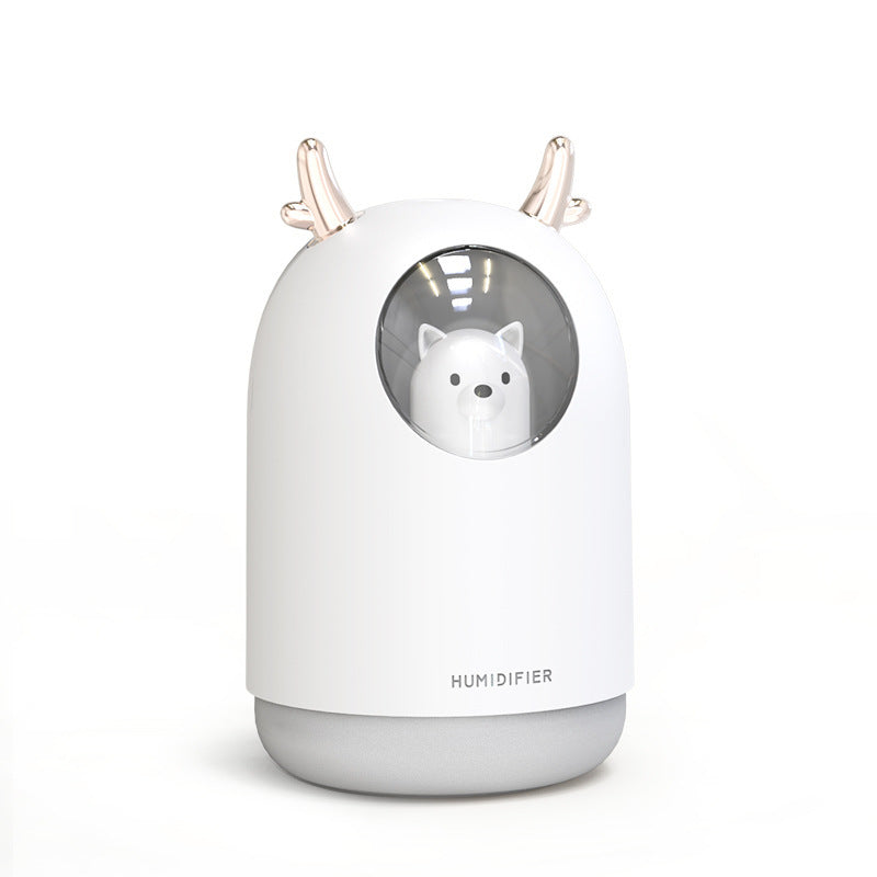 HKM-777619 Portable Aromatherapy Air Purifier with 300ML Water Tank and Adjustable Spray Modes