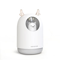 HKM-777619 Portable Aromatherapy Air Purifier with 300ML Water Tank and Adjustable Spray Modes