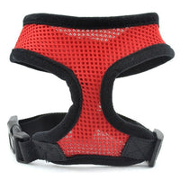 HKM-812115 Teddy Vest-Style Dog Walking Collar for Small Dogs - Red, Black, Yellow, Blue, Pink Sizes XS, S, M