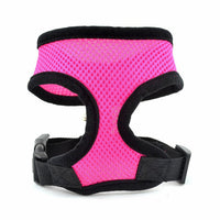 HKM-812115 Teddy Vest-Style Dog Walking Collar for Small Dogs - Red, Black, Yellow, Blue, Pink Sizes XS, S, M