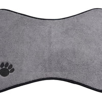 HKM-188179 Non-Slip Microfiber Pet Food Bowl Mat – Washable & Removable Design for Cats and Dogs