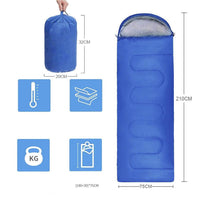 HKM-941203 Thickened Hollow Cotton Winter Sleeping Bag for Outdoor Camping