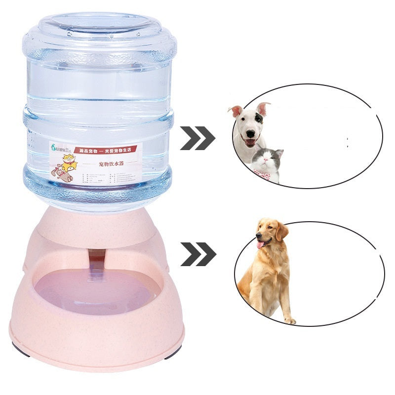 HKM-999955 Automatic Pet Food Dispenser - 3.75L Capacity, Made of Food-Grade Plastic, Easy Assembly for Dogs and Cats