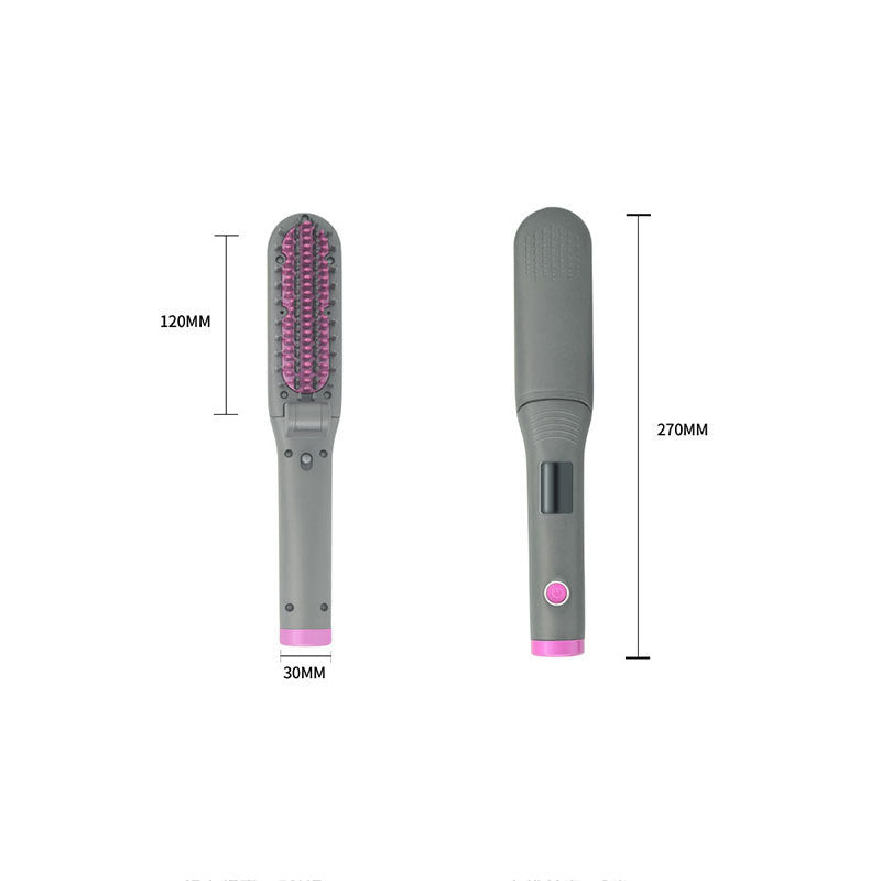 KTX-355283 Portable Wet and Dry Hair Straightener with Negative Ion Technology and Temperature Control