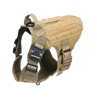 HKM-268563 Luxury Camouflage Nylon Dog Harness and Leash Set for Training and Outdoor Use