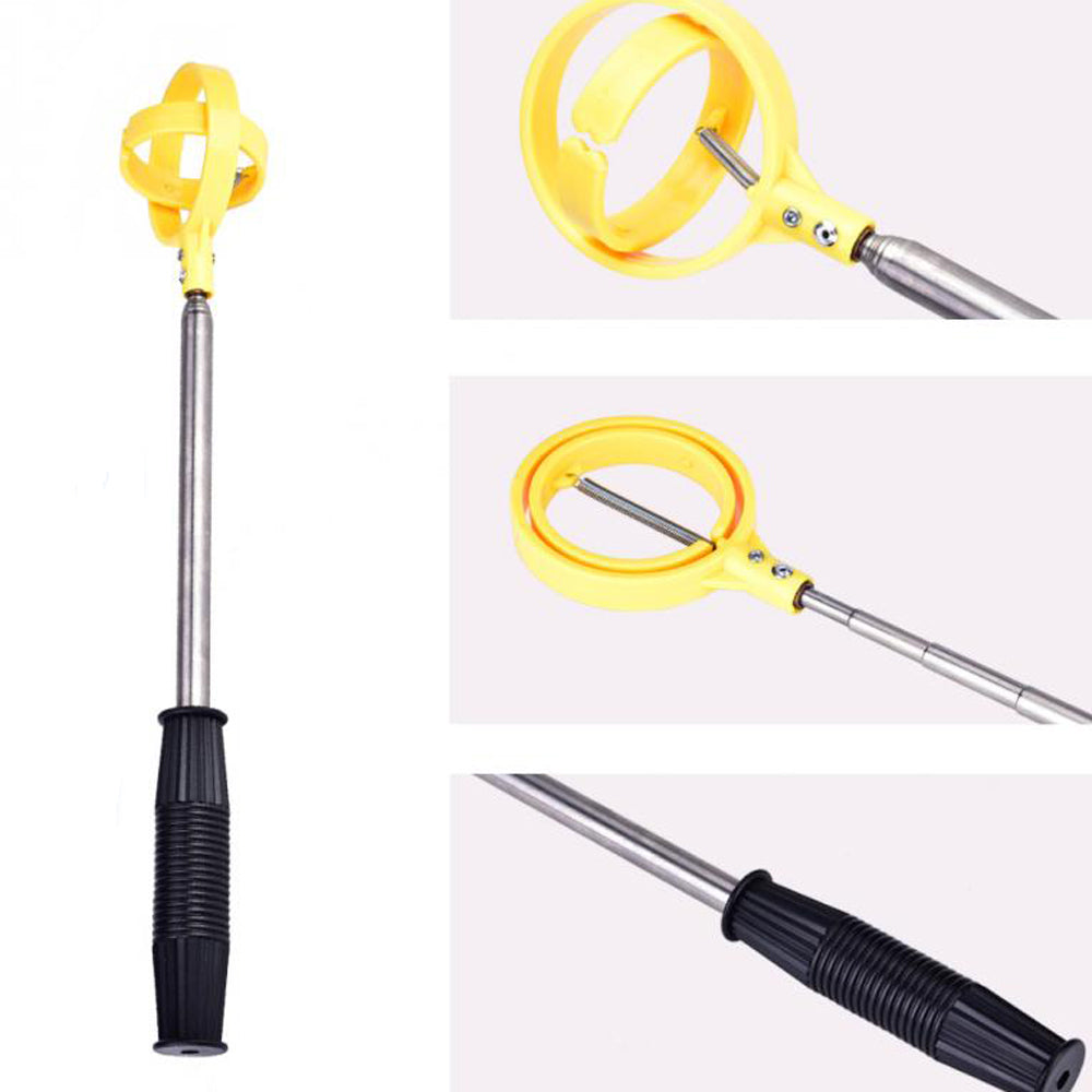 HKM-504019 Stainless Steel 8-Section Antenna Pole Ball Picker Tool