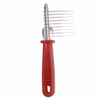 HKM-329683 Pet Knot Comb - Metal Dog Grooming Tool for Removing Tangles and Mats