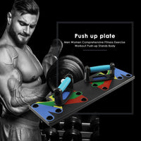HKM-242707 Power Press Push Up Board with Nine Functional Stations for Full-Body Workouts