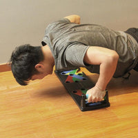 HKM-242707 Power Press Push Up Board with Nine Functional Stations for Full-Body Workouts