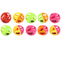 HKM-494803 Colorful Plastic Cat Bell Ball Toy - Engaging Snake Design for Playtime Fun