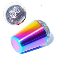 HKM-649043 Nail Art Stamper Tool with Silicone Stamp for Precision Nail Printing