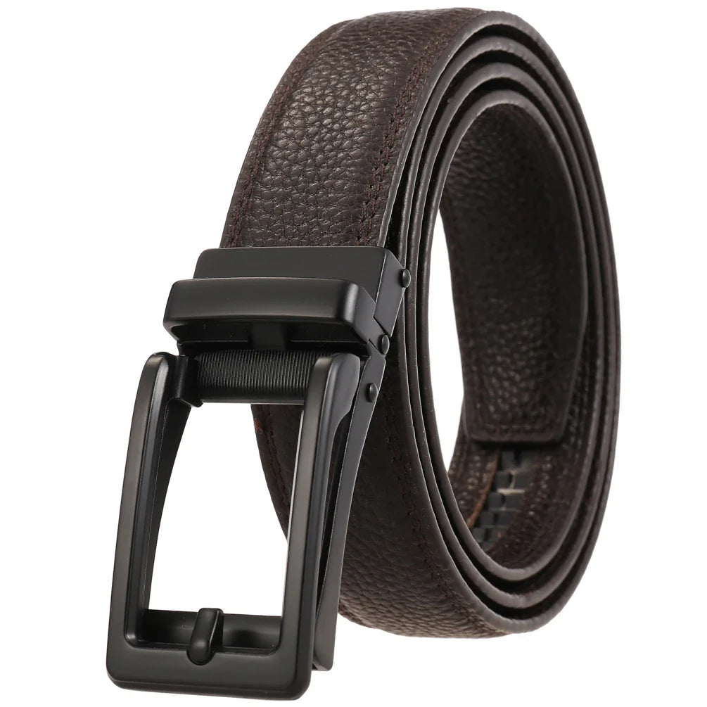 HKM-299027 Reversible Top Leather Buckle Belt with Adjustable Fit