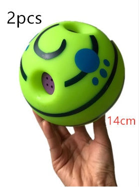 HKM-525267 Dog Sound Ball Made of Environmentally Friendly PVC - Available in 10cm and 14cm Sizes