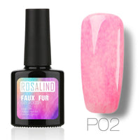 HKM-941651 Natural Resin Nail Rubber Fur Phototherapy Glue - 10mL, Non-Toxic & Durable Formula for All Skin Types