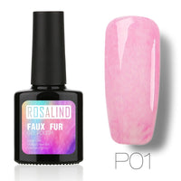 HKM-941651 Natural Resin Nail Rubber Fur Phototherapy Glue - 10mL, Non-Toxic & Durable Formula for All Skin Types