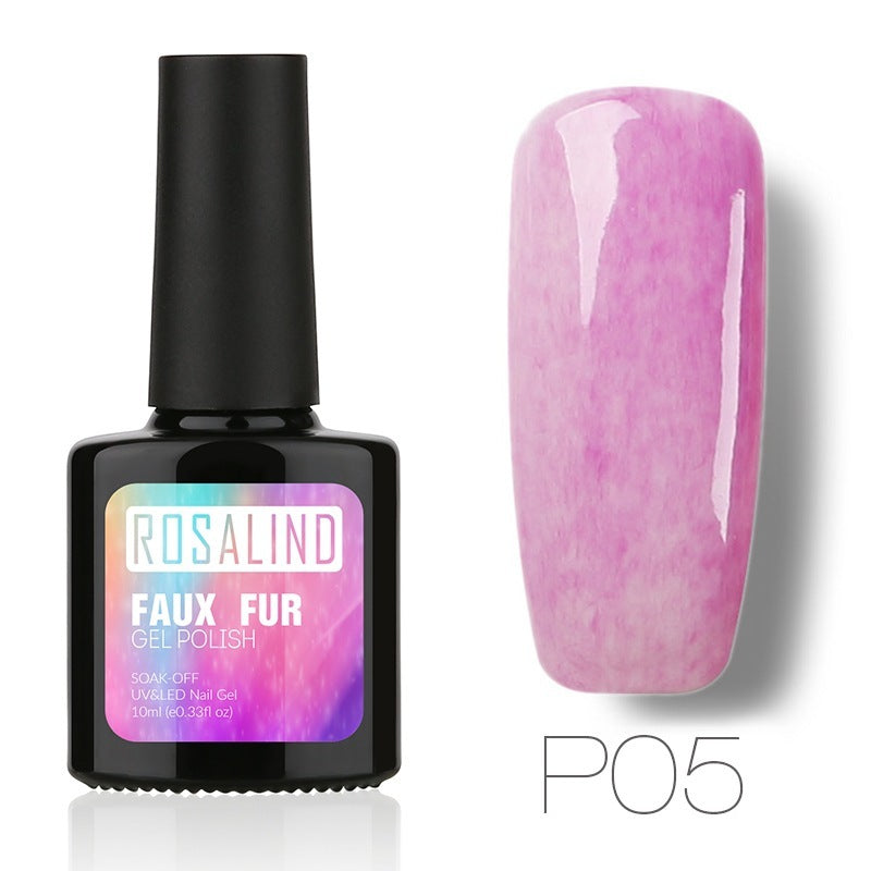 HKM-941651 Natural Resin Nail Rubber Fur Phototherapy Glue - 10mL, Non-Toxic & Durable Formula for All Skin Types