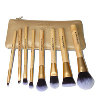 HKM-441811 8-Piece Multi-Purpose Makeup Brush Set for Foundation, Blush, Eyeshadow, and More