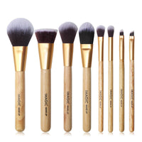 HKM-441811 8-Piece Multi-Purpose Makeup Brush Set for Foundation, Blush, Eyeshadow, and More