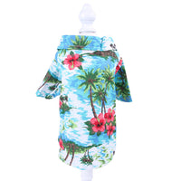 HKM-139667 Hawaiian Print Casual Shirt for Teddy Shiba Inu - Various Colors and Sizes Available