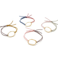 HKM-554131 Geometric Handmade Headband Hair Tie with Leather Case for Women