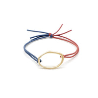 HKM-554131 Geometric Handmade Headband Hair Tie with Leather Case for Women